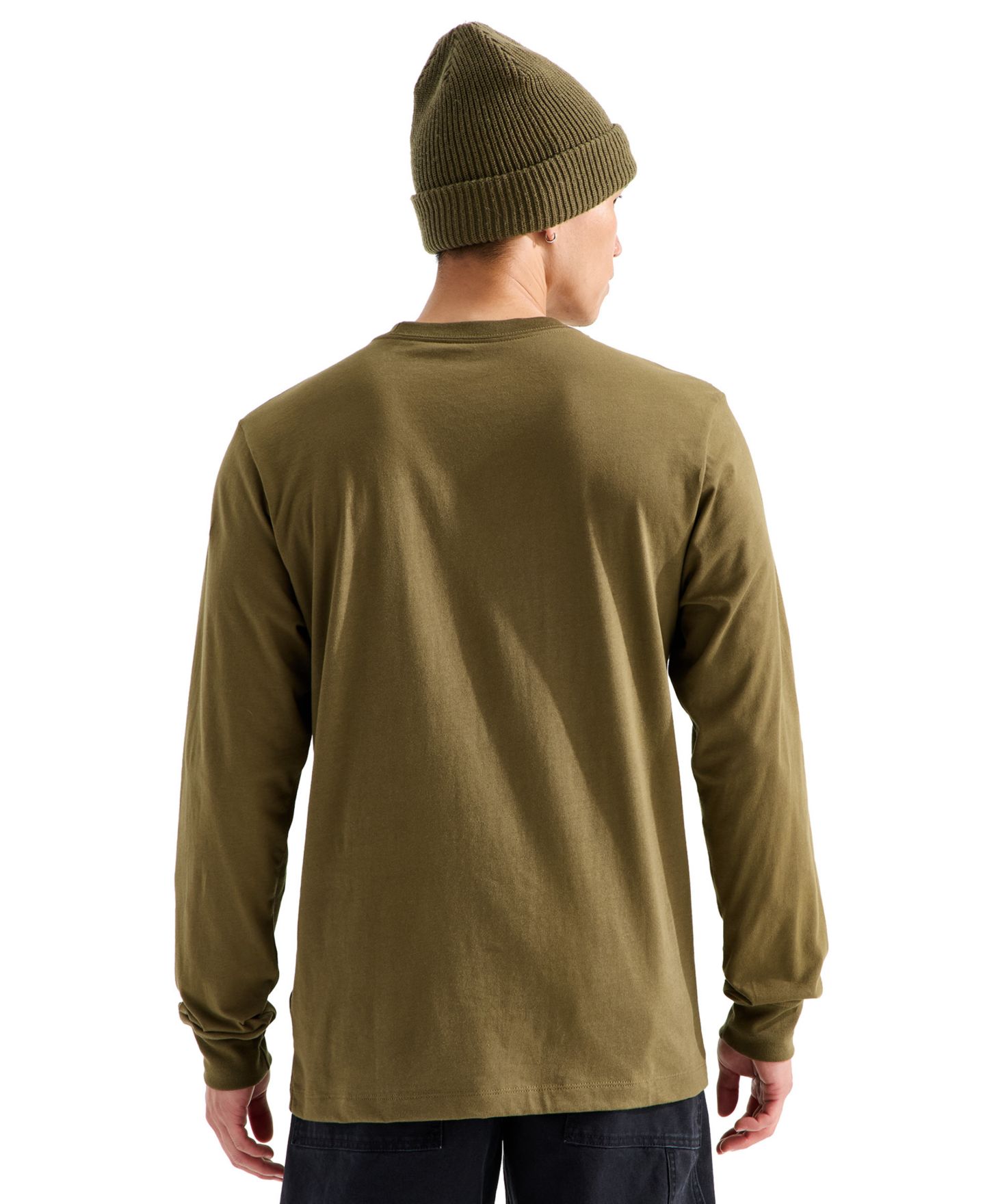 Мужская футболка The North Face Evolution Simple Dome Long-Sleeve, цвет: Caraway Seed — фото 3