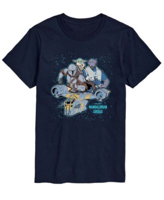 Men's The Mandalorian & Grogu Space Collage Graphic T-Shirt