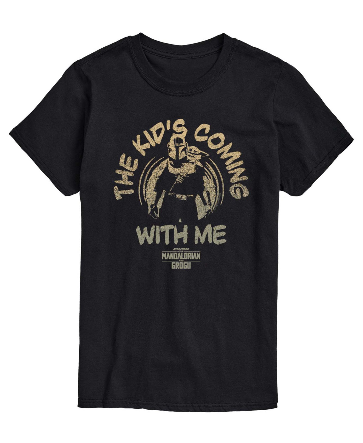 Men's The Mandalorian & Grogu The Kids Coming With Me Graphic T-Shirt
