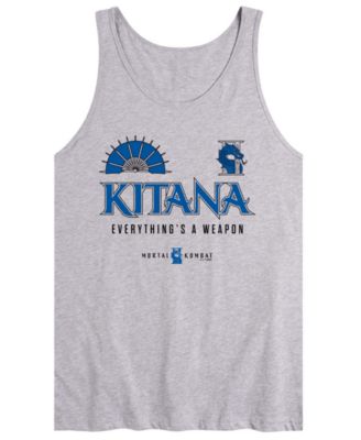Men's Mortal Kombat Kitana Sleeveless Graphic Tank Top