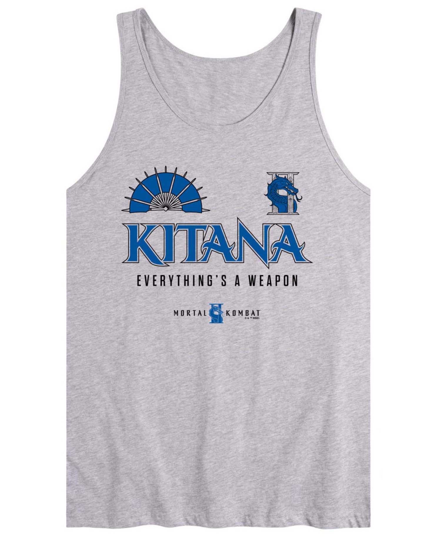 Men's Mortal Kombat Kitana Sleeveless Graphic Tank Top