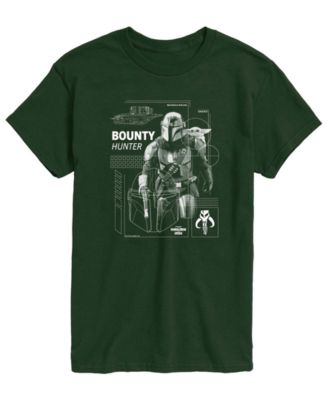 Men's The Mandalorian & Grogu Bounty Hunter Graphic T-Shirt