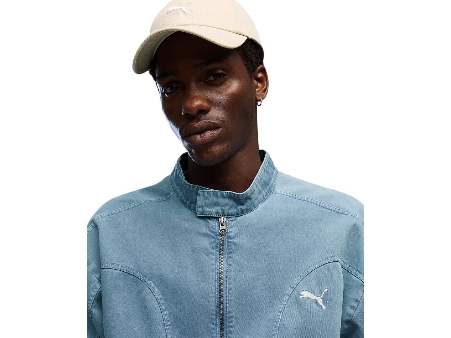 Мужская куртка PUMA T7 Denim, цвет: Холодный синий — фото 3