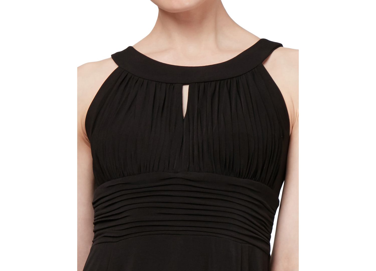 Sleeveless Pleated Maxi Dress