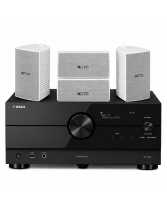 RX-A2A 7.2-Channel 8K AV Receiver with 4 White Speakers