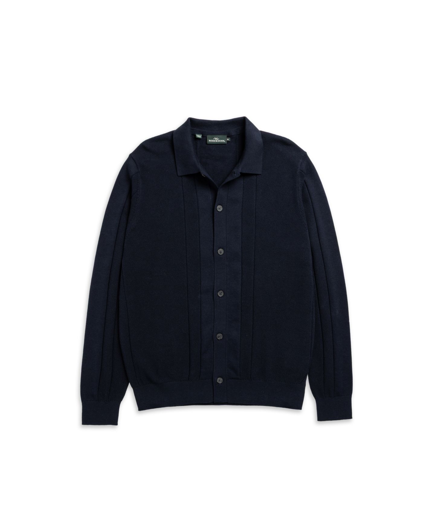 Мужской свитер Rodd & Gunn Quinns Flat Long-Sleeve Knit, цвет: Тёмно-синий — фото 9