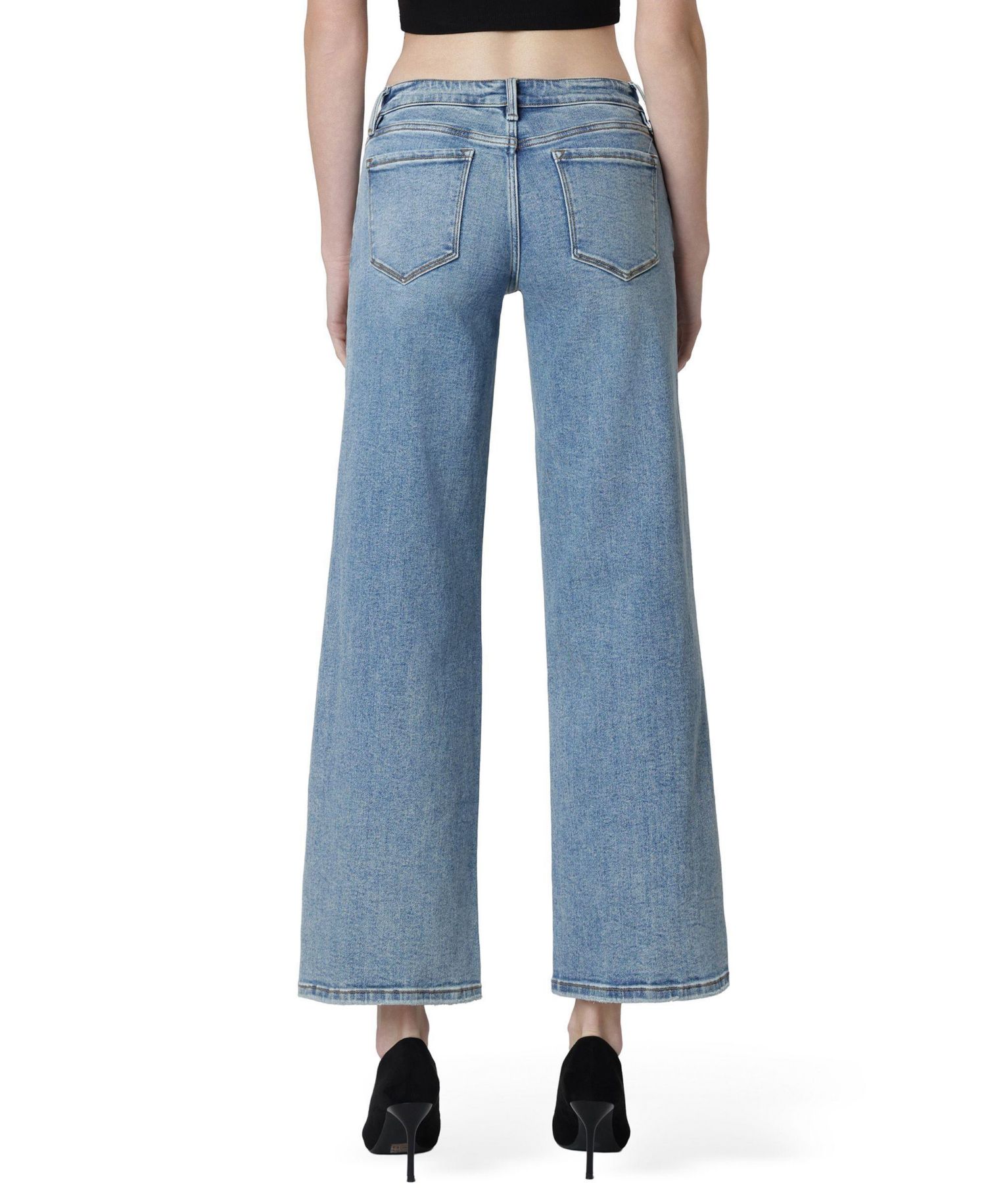 Women's Low Rise Wide Leg Jeans