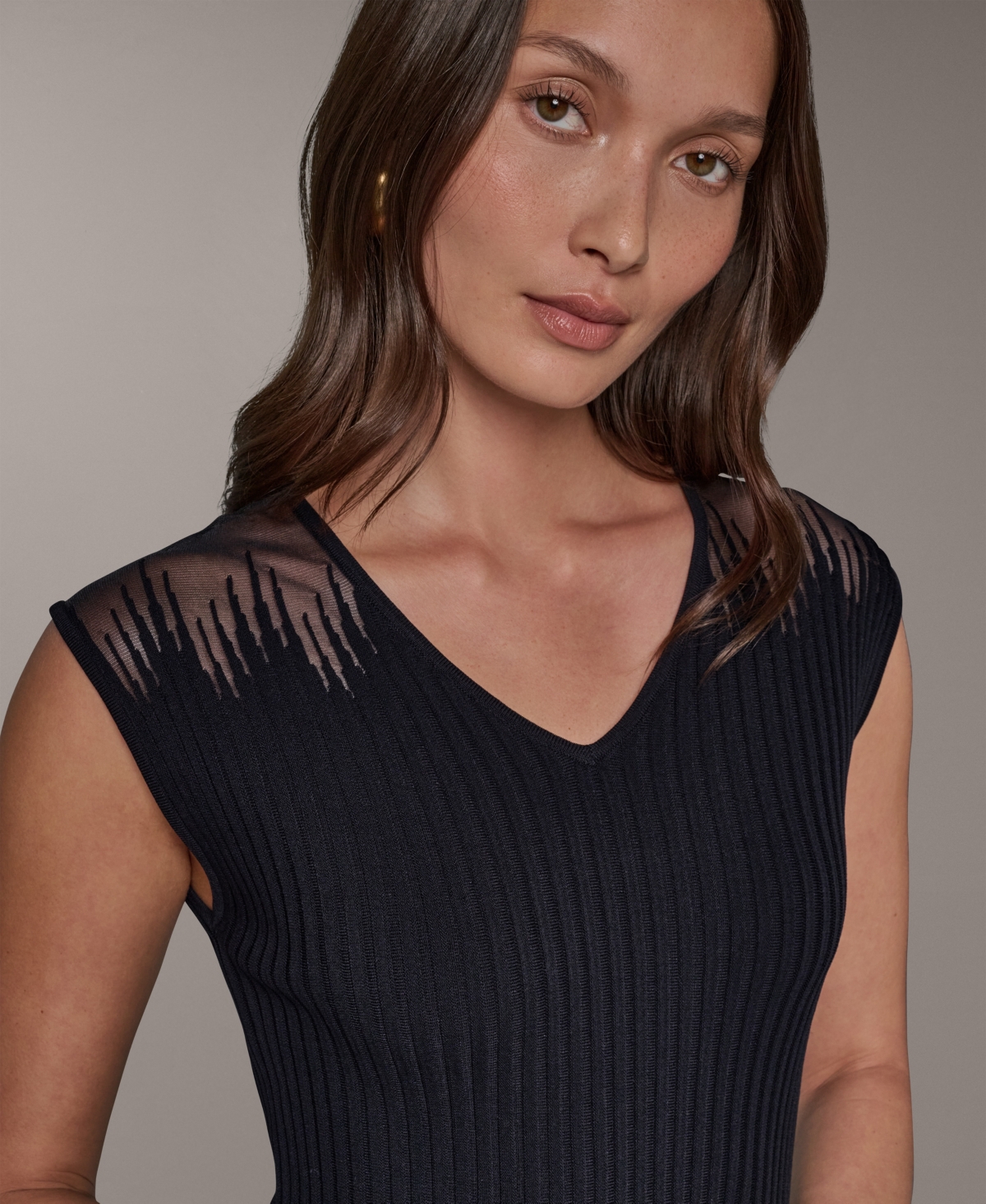 Donna Karan New York Women's V-Neck Top
