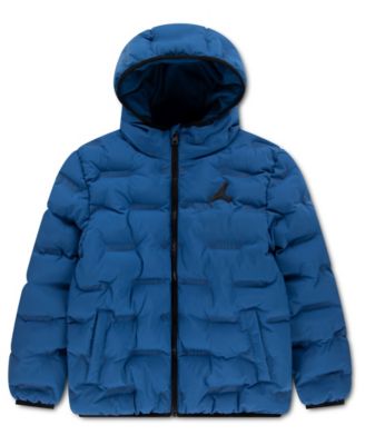 Boys' 8-20 Heat Debossed Midweight Long-Sleeve Puffer Jacket