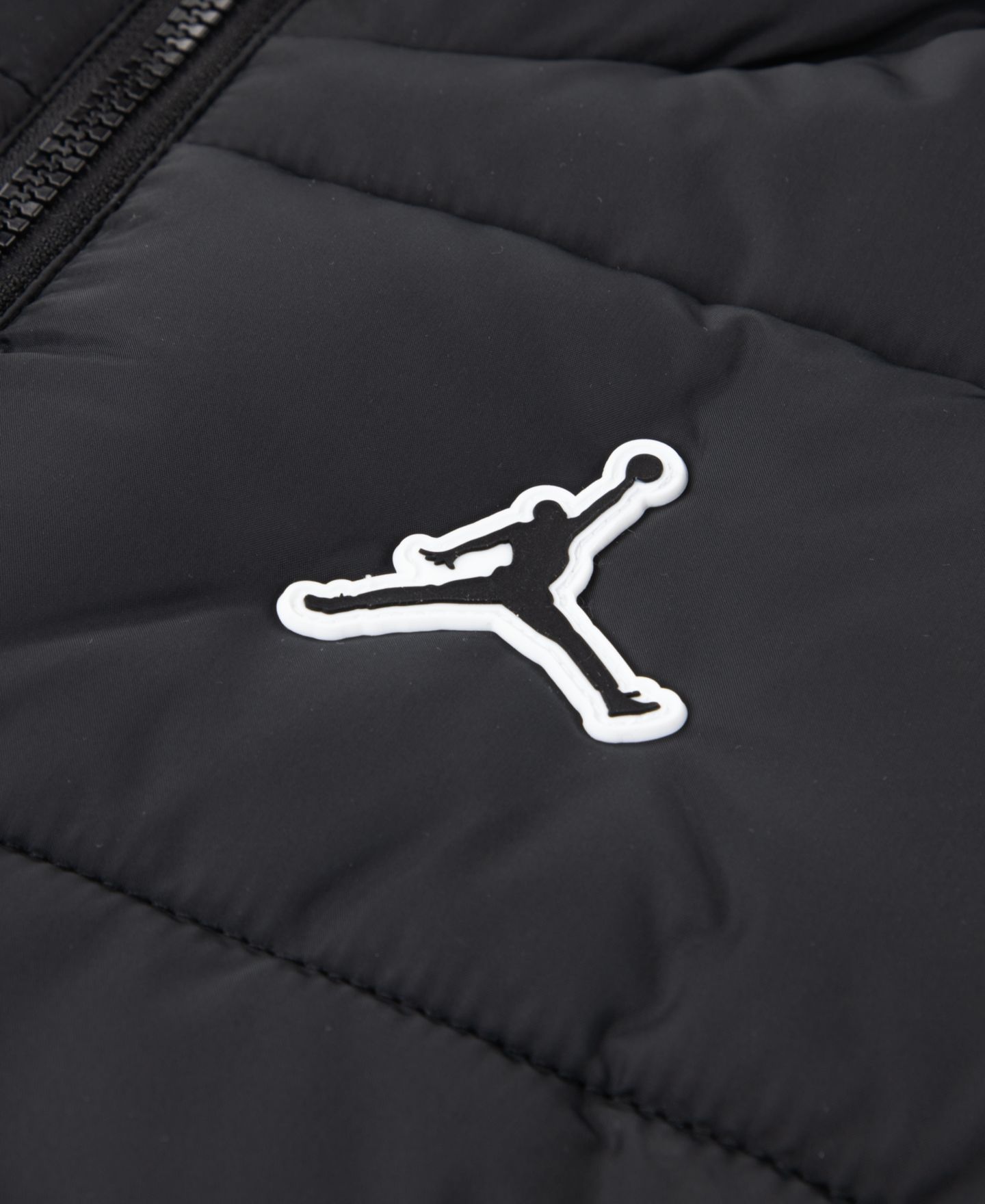 Куртка Jordan Color-Block Long-Sleeve Puffer Jacket для мальчиков, цвет: Чёрный — фото 3