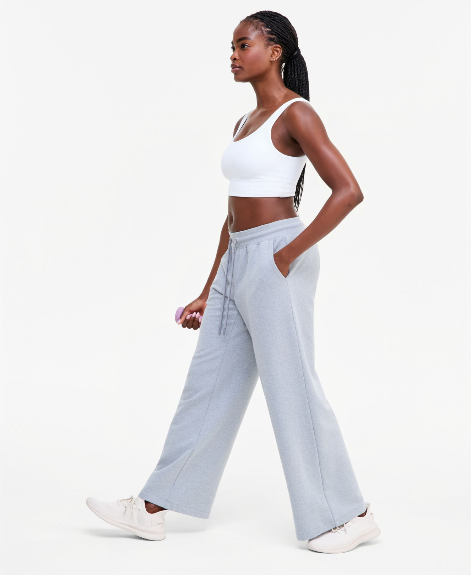 Women's Wide-Leg Fleece Pants