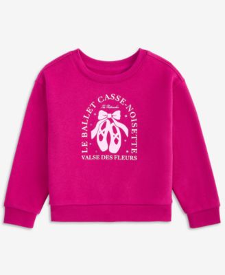 Girls' XS-XL Crewneck Ballet Sweatshirt