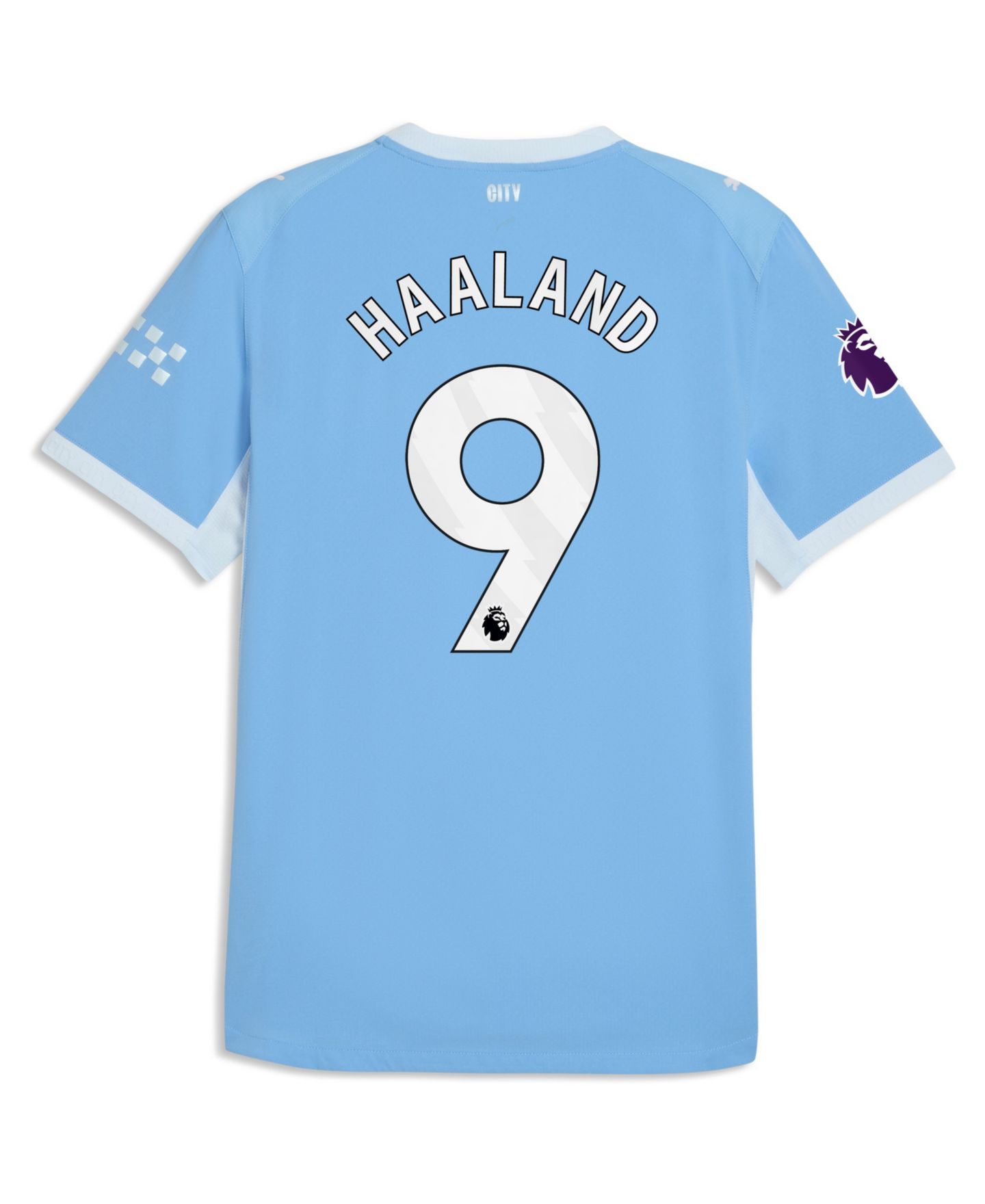 Мужской топ PUMA Erling Haaland Light Blue Manchester City 2026/27 Home On-Field Authentic Jersey — фото 3