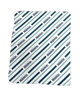 Seattle Mariners 50" x 60" Classic Vertical Stripe Fleece Throw