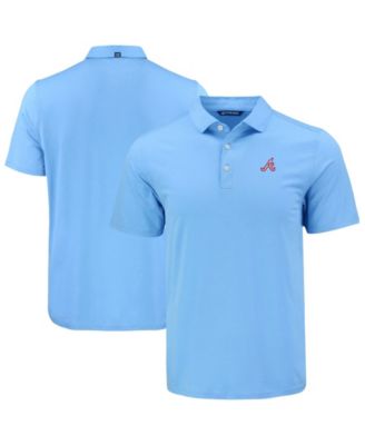 Men's Powder Blue Atlanta Braves Coastline Epic Comfort Polo Shirt