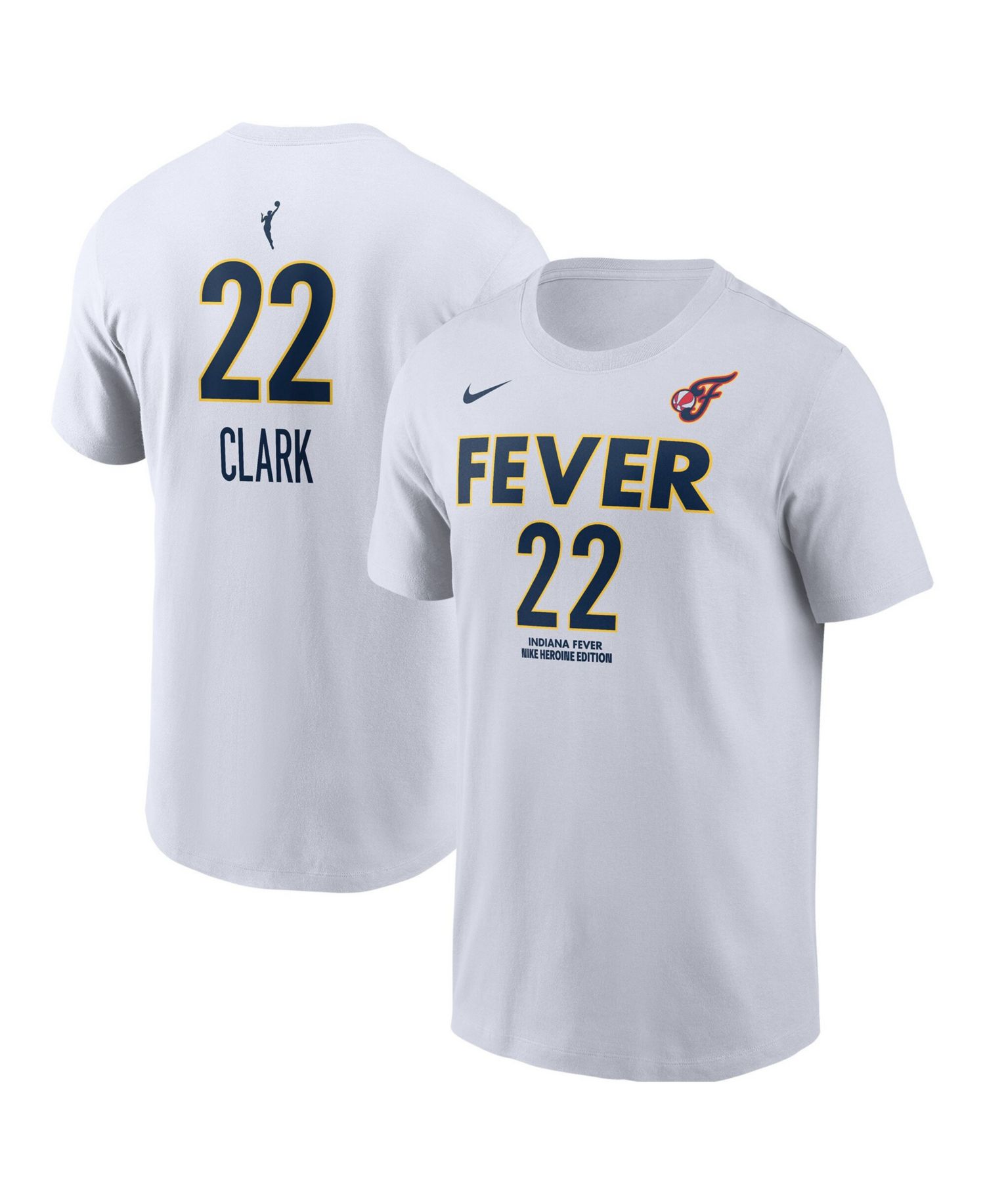 Men's Caitlin Clark White Indiana Fever Name & Number Heroine Edition T-Shirt