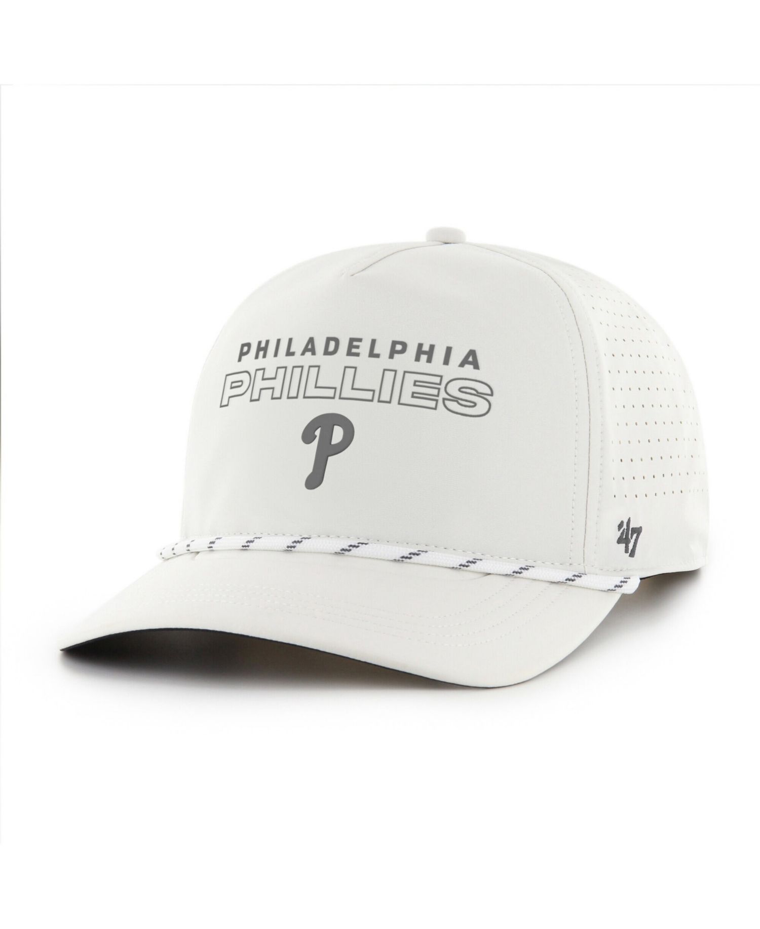 Men's White Philadelphia Phillies Forward Vault Hitch Adjustable Hat
