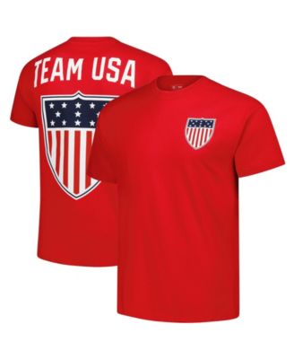 Men's Red Team USA Patriot Crewneck T-Shirt