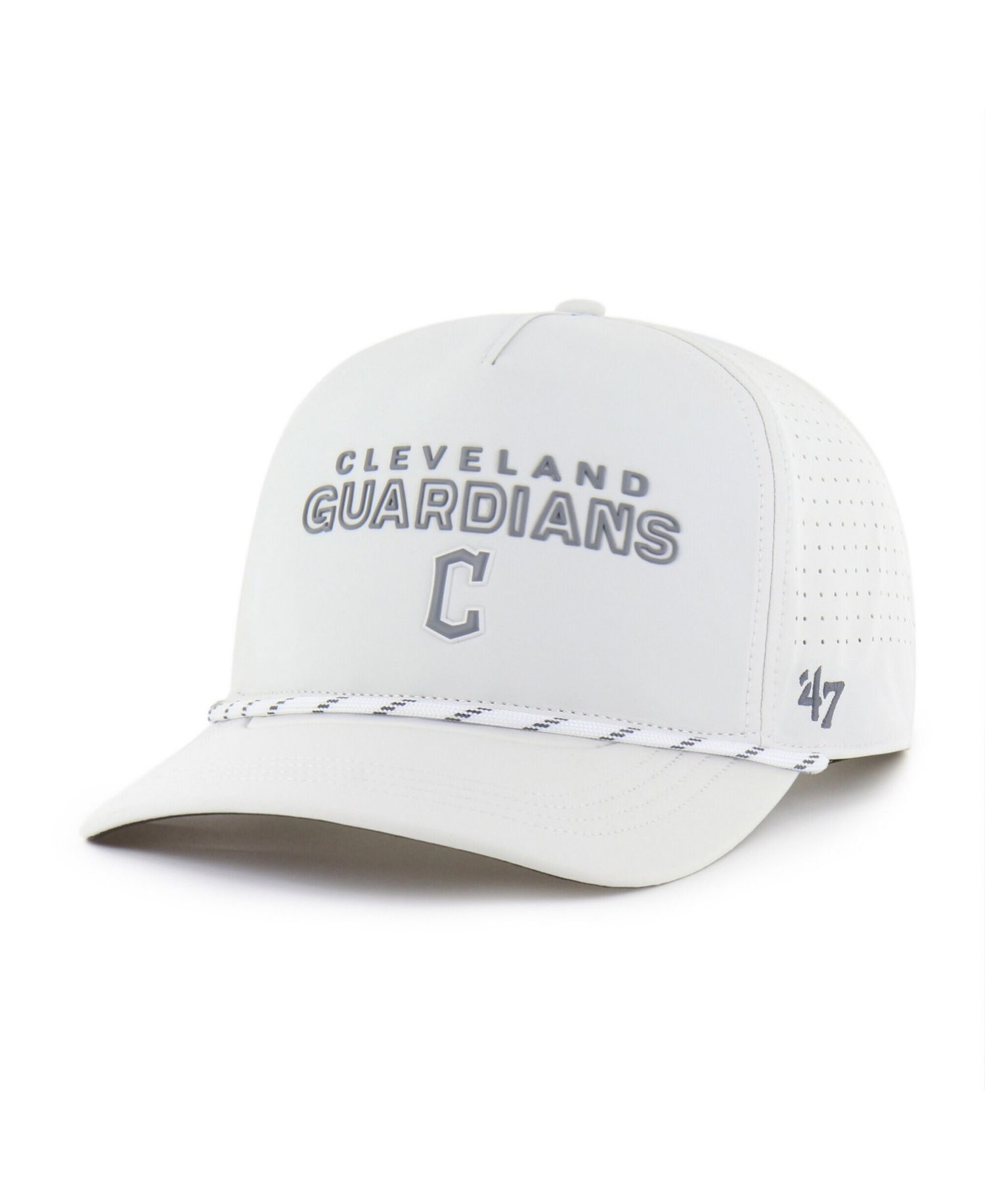 Men's White Cleveland Guardians Forward Vault Hitch Adjustable Hat