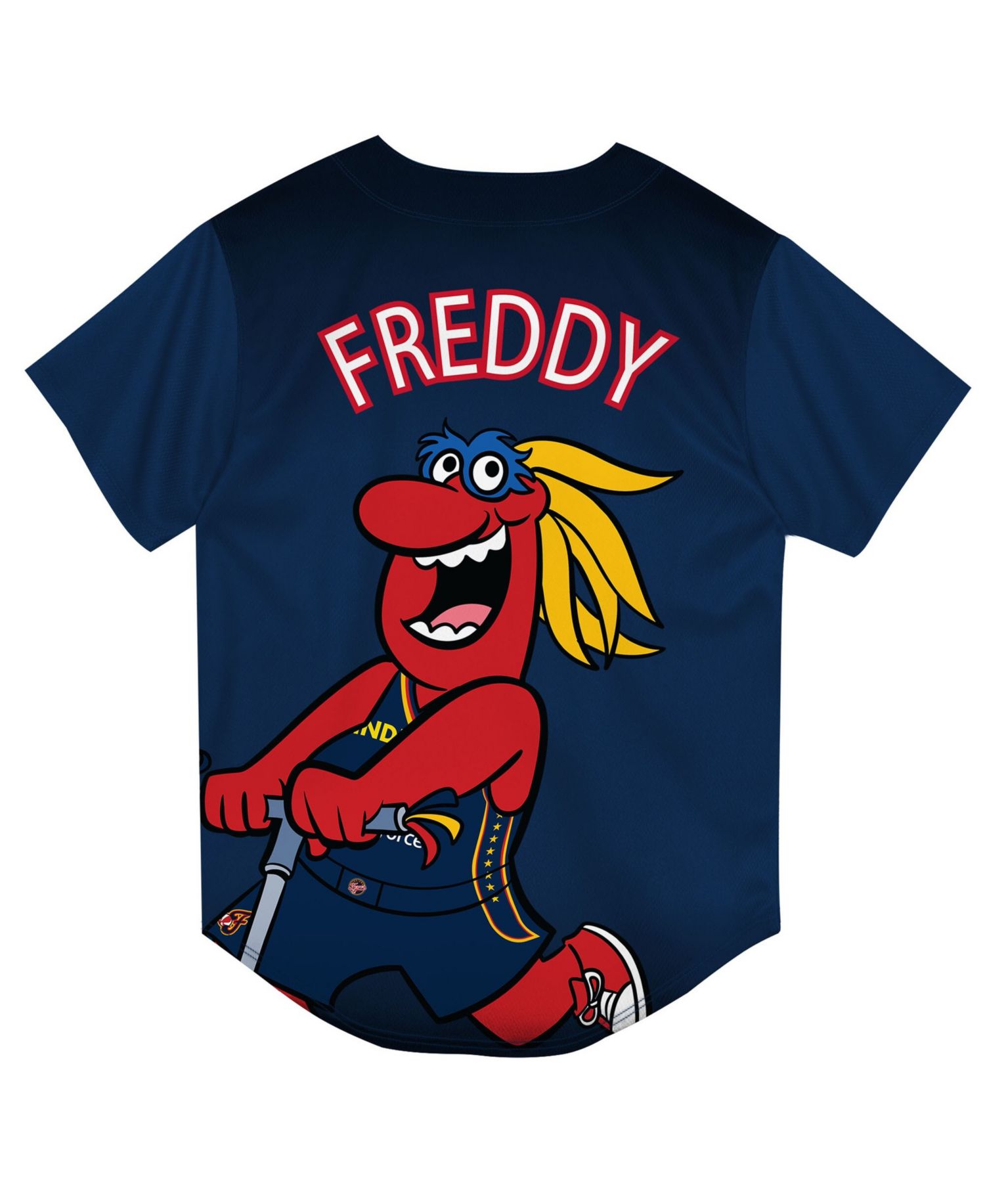 Big Boys and Girls Navy Indiana Fever Mascot Friend Mesh Fashion Jersey