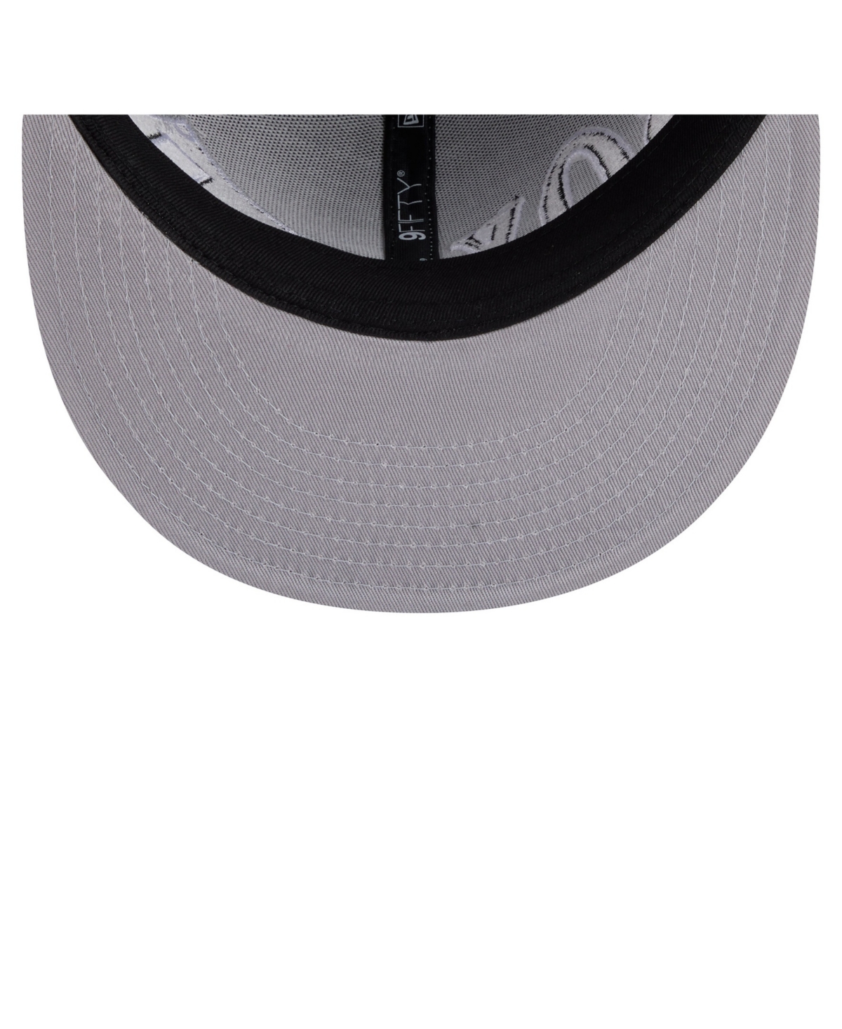 New Era Men's Gray/Black Chicago White Sox Stretched Two-Tone 9FIFTY Adjustable Hat