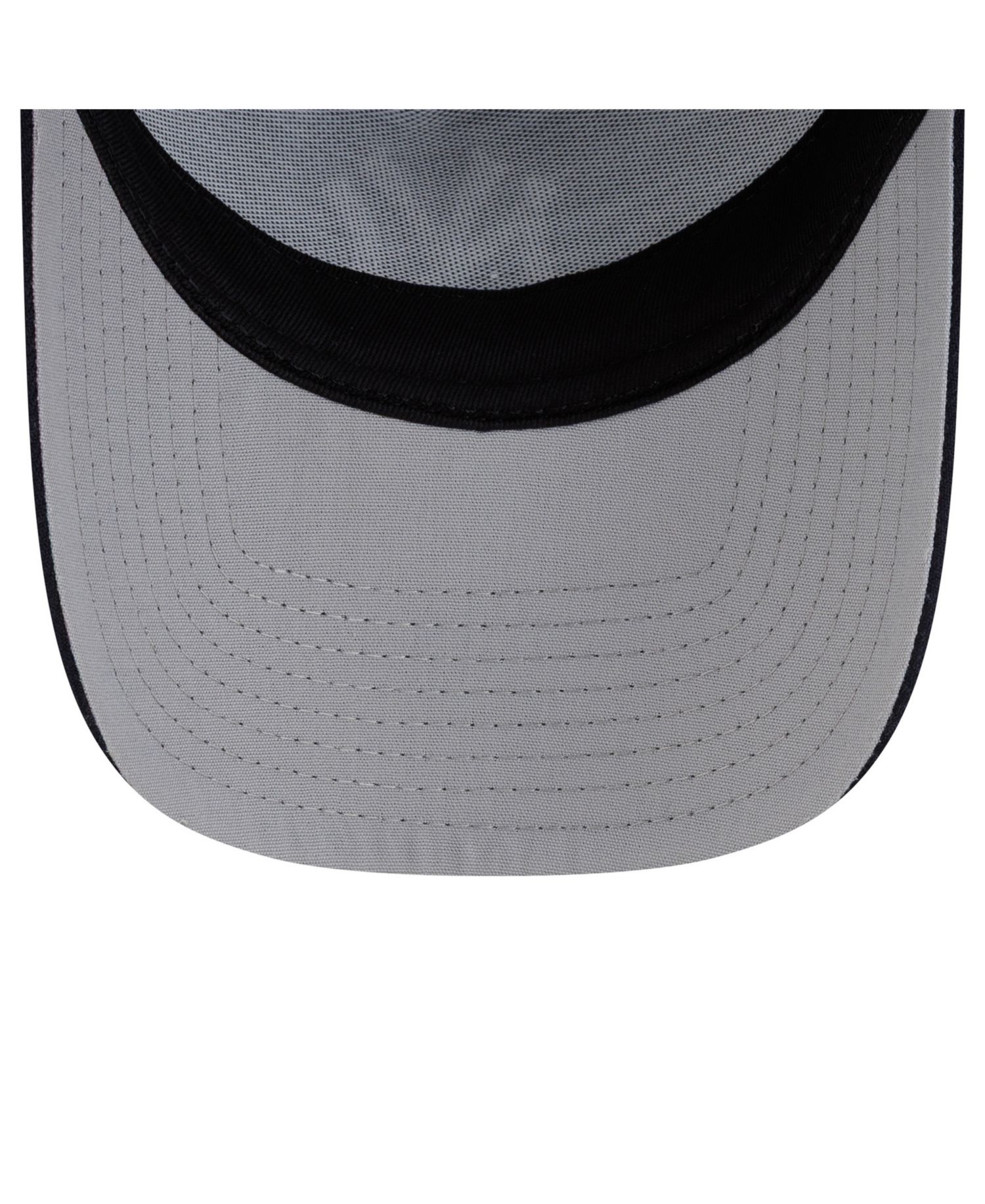 Men's Navy New York Yankees Side Script 9FORTY A-Frame Trucker Adjustable Hat