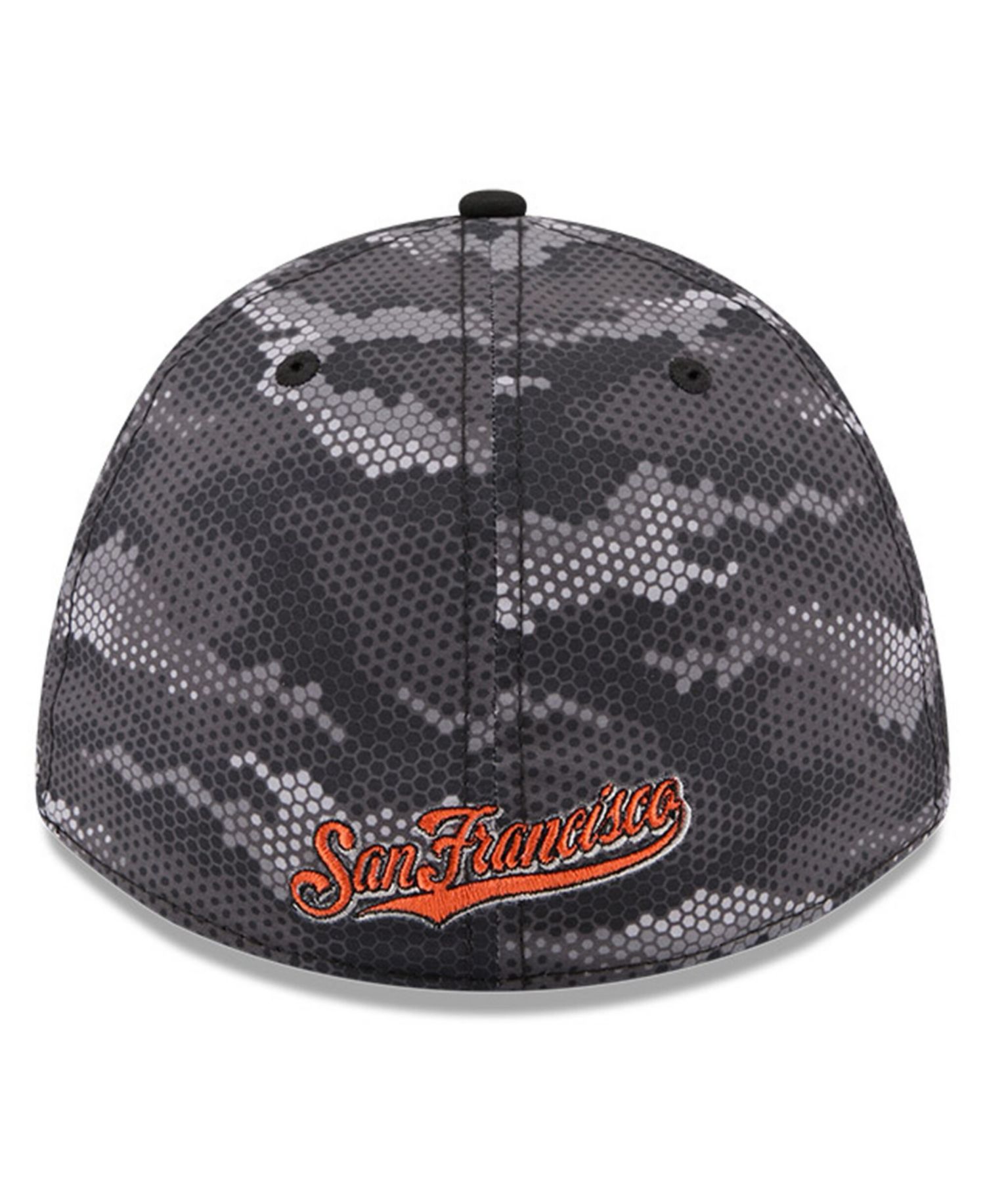 Men's Black San Francisco Giants Camo 39THIRTY A-Frame Flex Hat