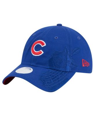 Women's Royal Chicago Cubs Roses 9TWENTY Adjustable Hat