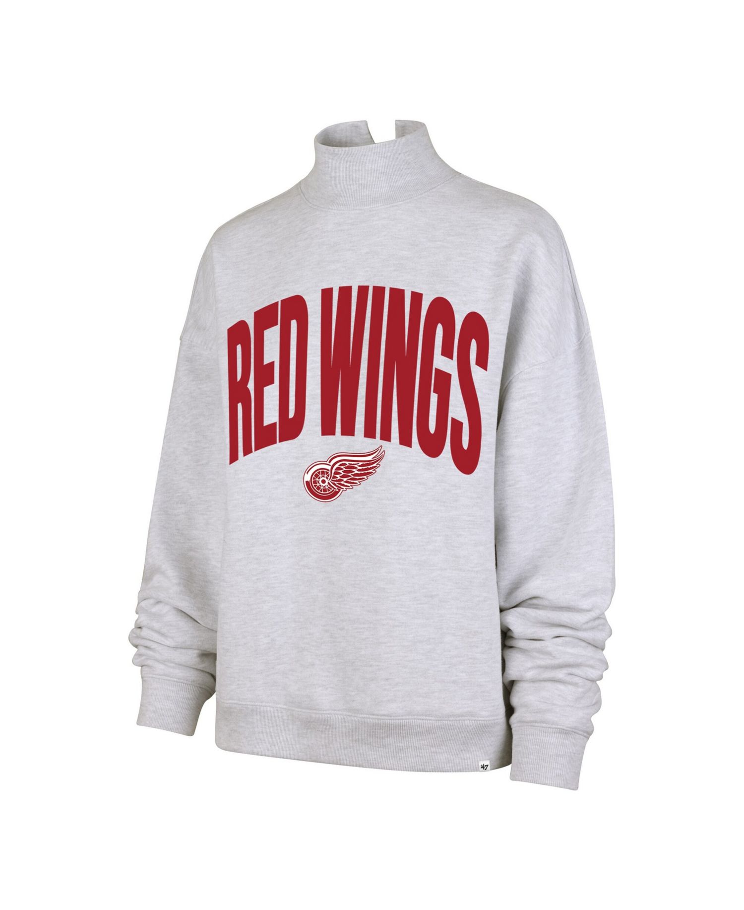 Women's Heather Gray Detroit Red Wings Subtle Muse Sweatshirt