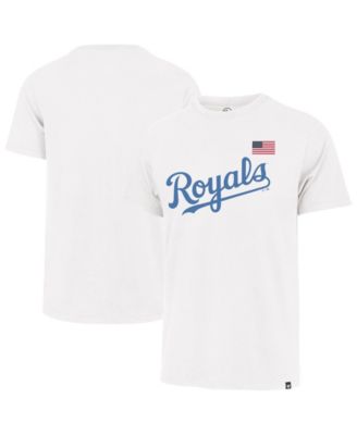 Men's White Kansas City Royals Heritage U.S. Flag T-Shirt