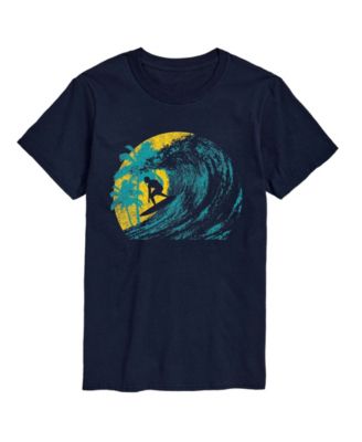 Men's Retro Surfer Palm Tree Graphic T-Shirt