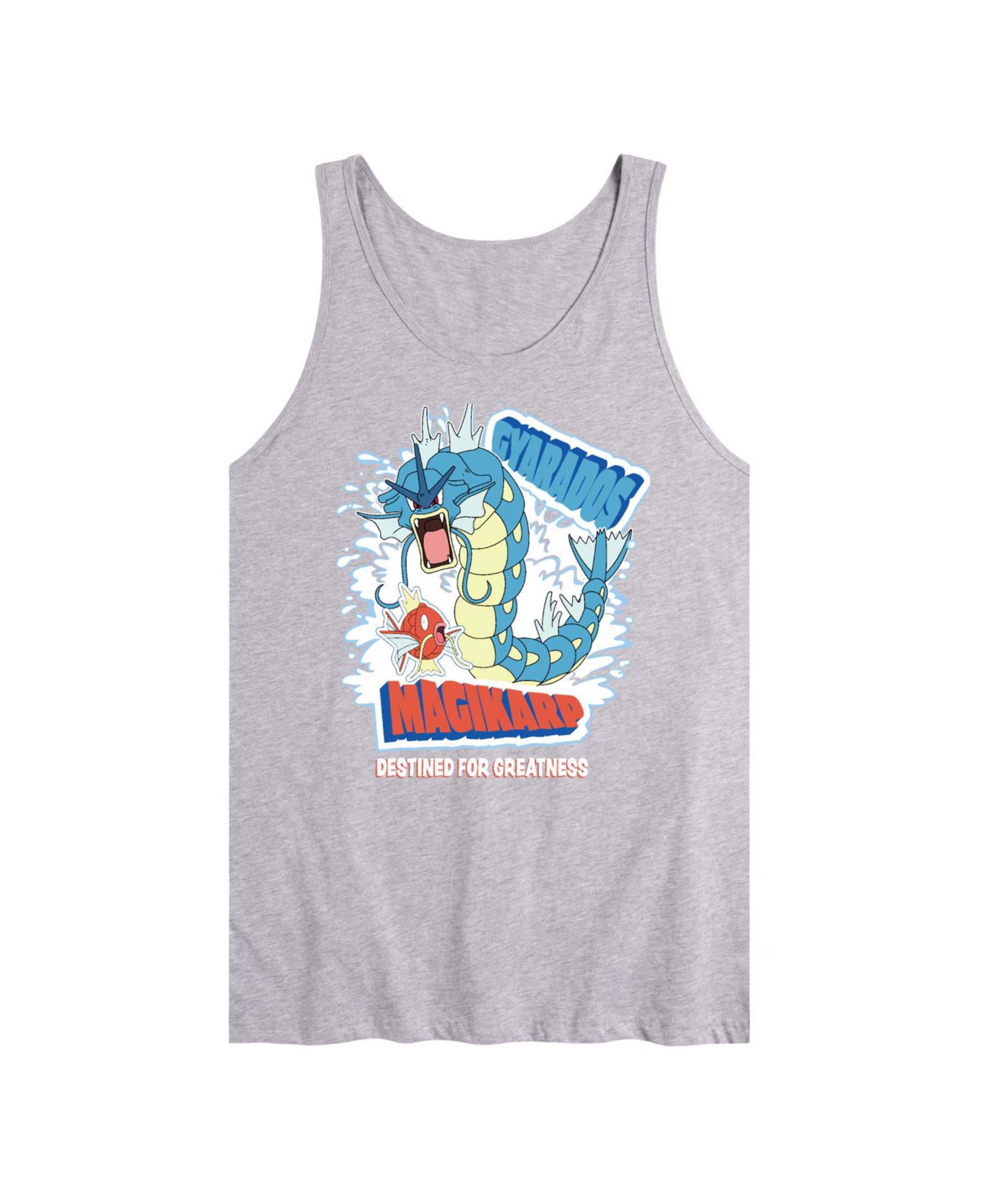 Men's Pokemon Magikarp Gyrados Graphic Tank Top