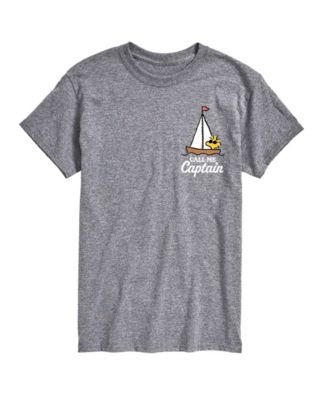 Men's Peanuts Woodstock Call Me Captain Graphic T-Shirt