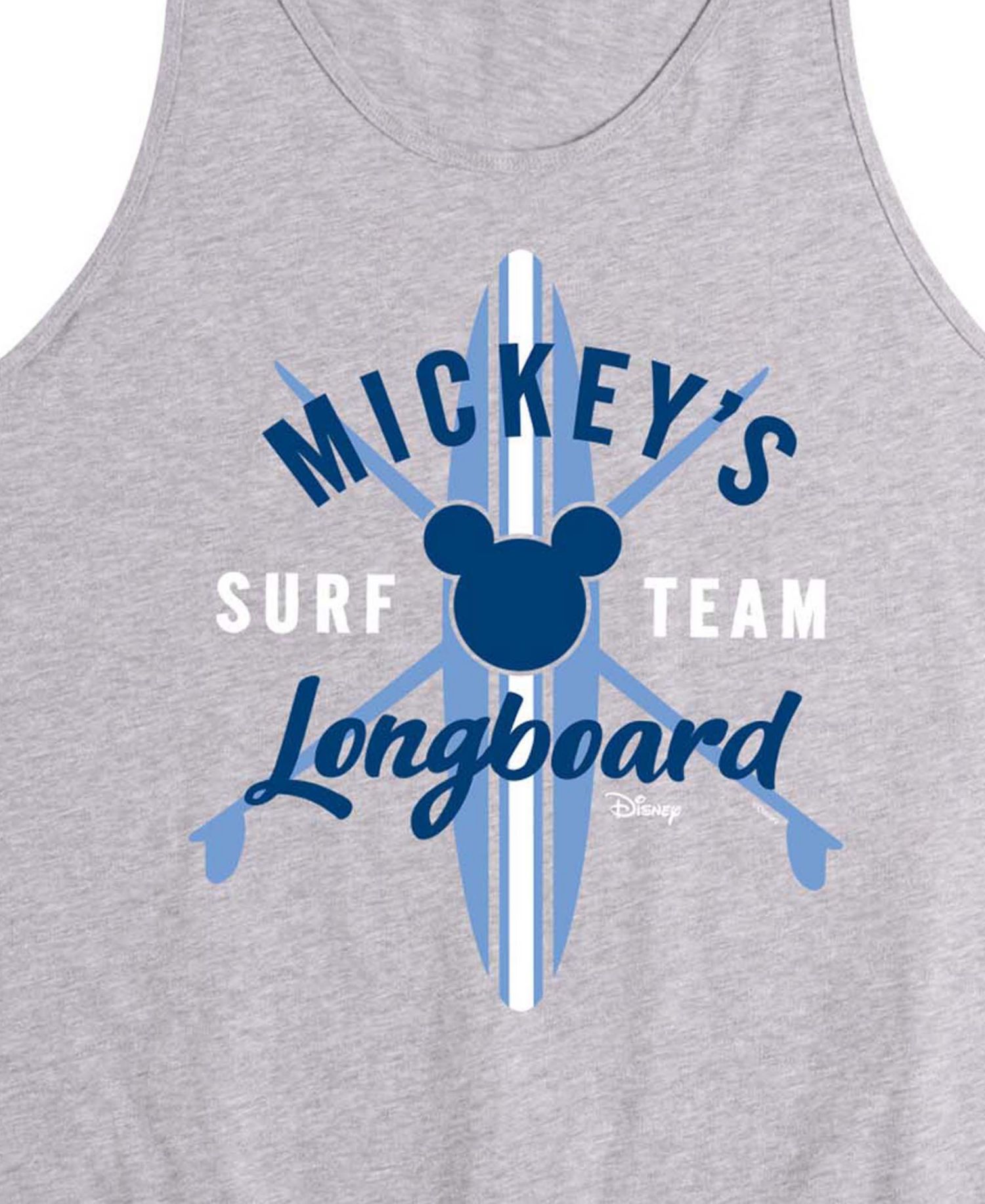 Men's Disney Mickeys Longboard Surf Team Graphic Tank Top