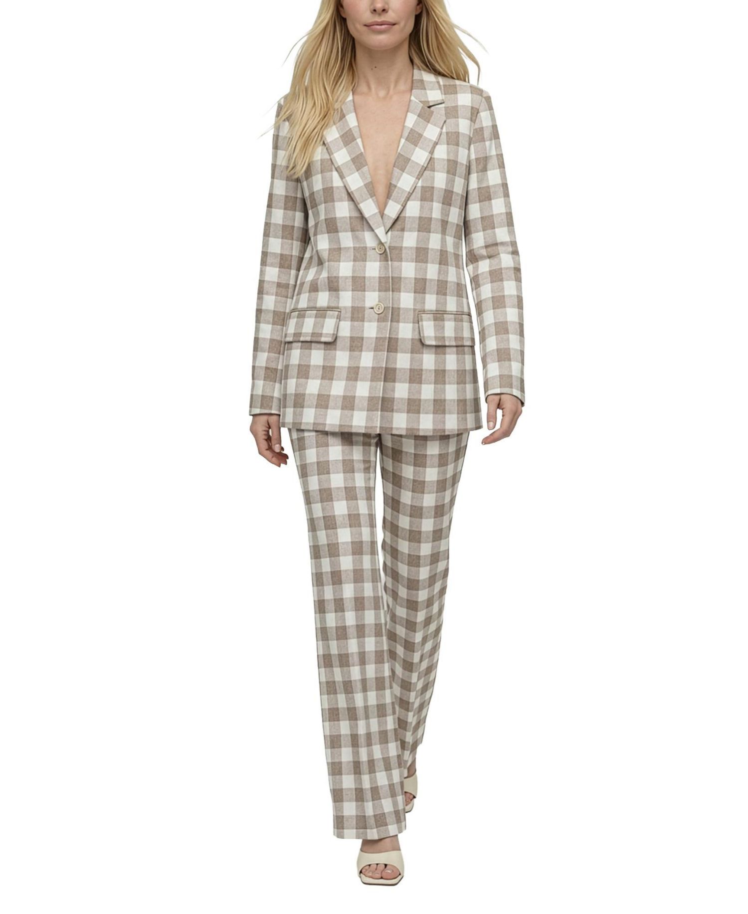 Women's Oatley Check Print Blazer Jacket