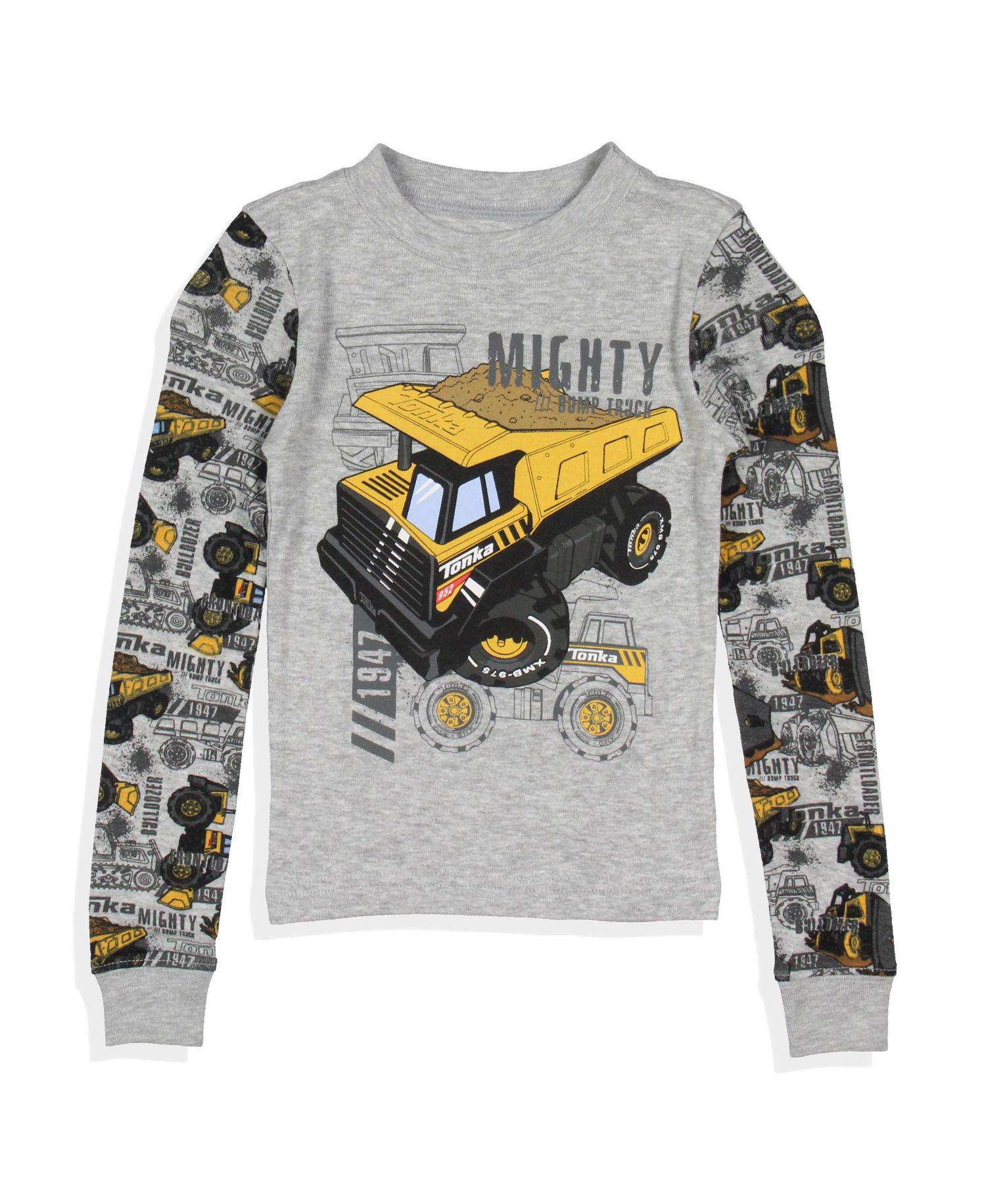 Toddler Boys (2T - 6) 952 Mighty Dump Truck 2 Piece Long Sleeve Pajama Set