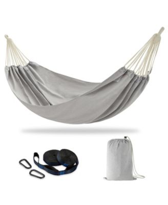Brazilian Double Hammock With Tree Straps Soft Fabric set
