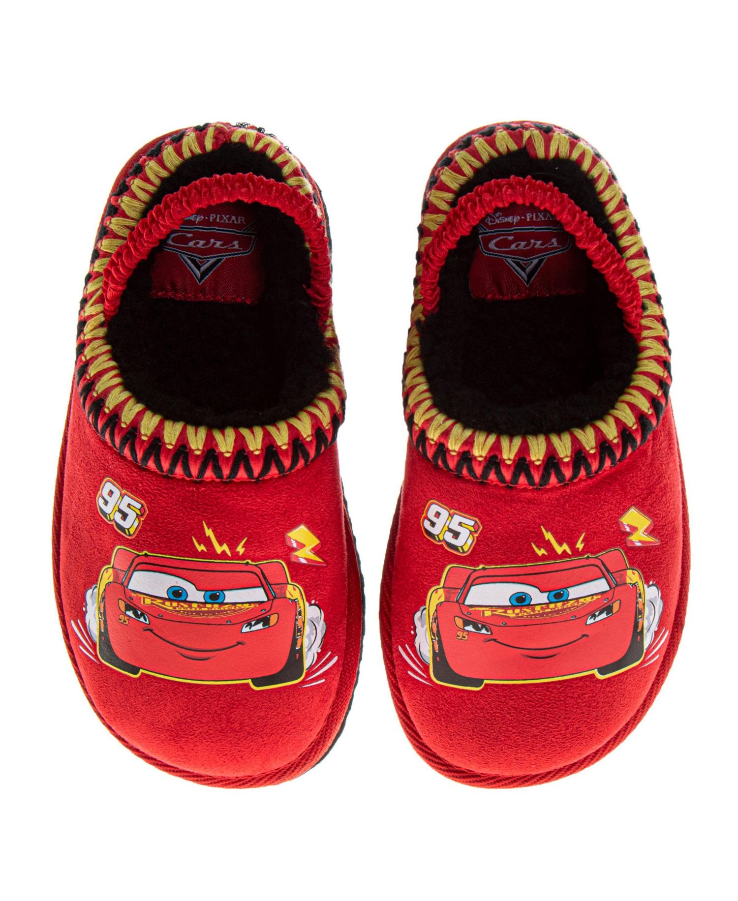 Toddler Boy's (5-12) Cars Lightning Slippers Soft, Cozy, and Comfortable Footwear