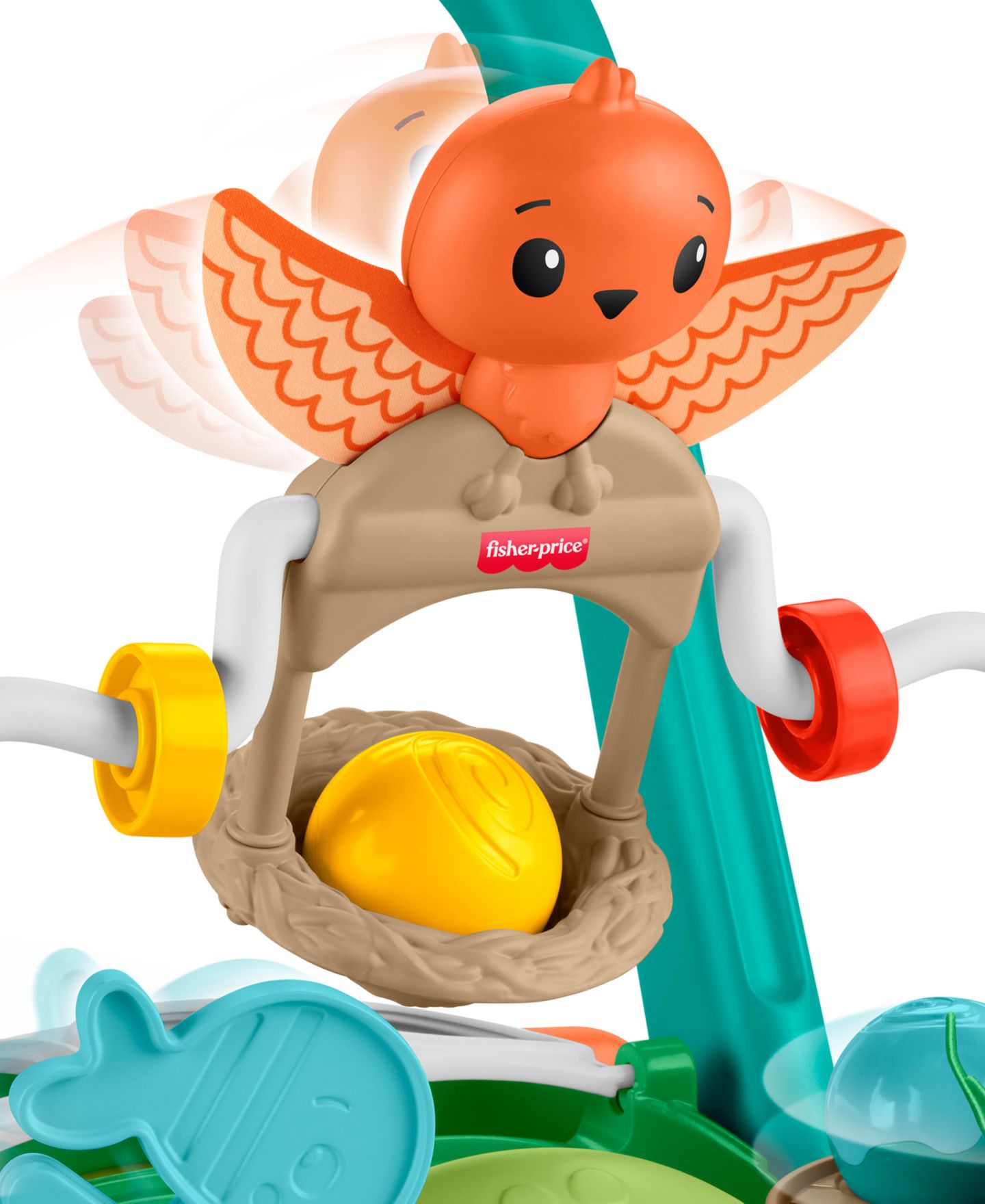 Детские игрушки Fisher Price Moves with You Turtle Walker with 5 Balls Push Toy — фото 2