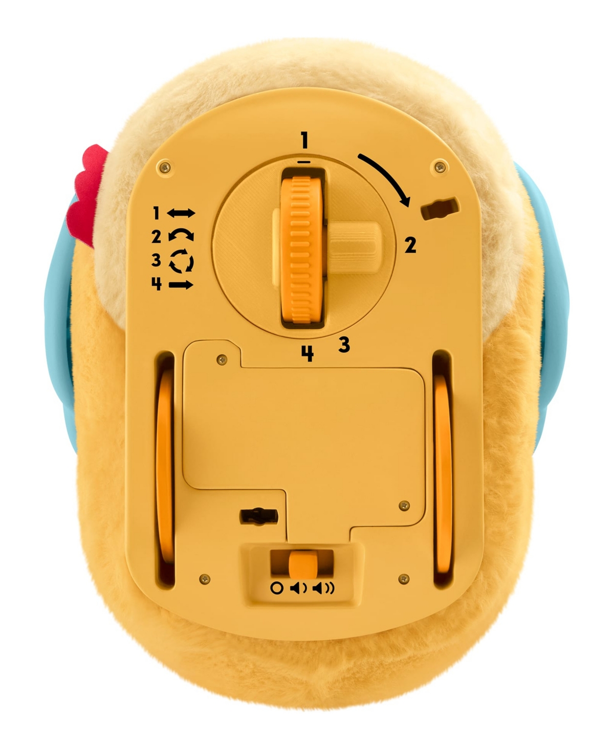 Fisher Price 4-in-1 Cuddle and Crawl Duck, Baby Musical Tummy Time and Crawling Plush Toy, Ages Birth+