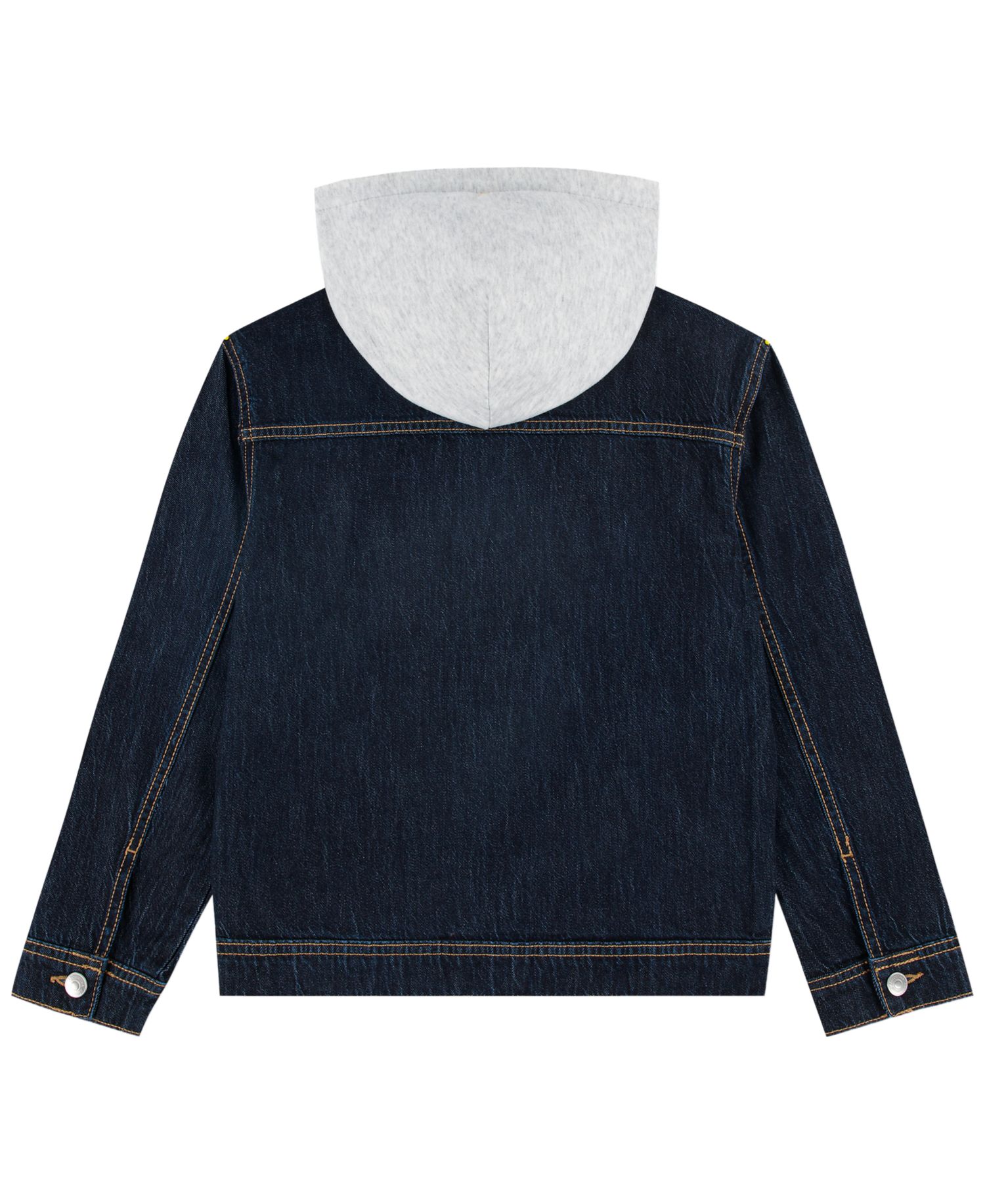 Boys' 5-18 Long-Sleeve Hooded Denim Jacket