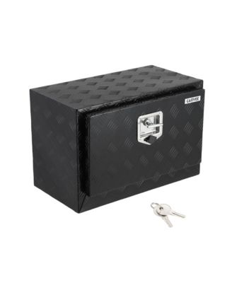 Heavy Duty  Aluminum Underbody Truck Tool Box, Outdoor Lockable Diamond Plate Storage Box