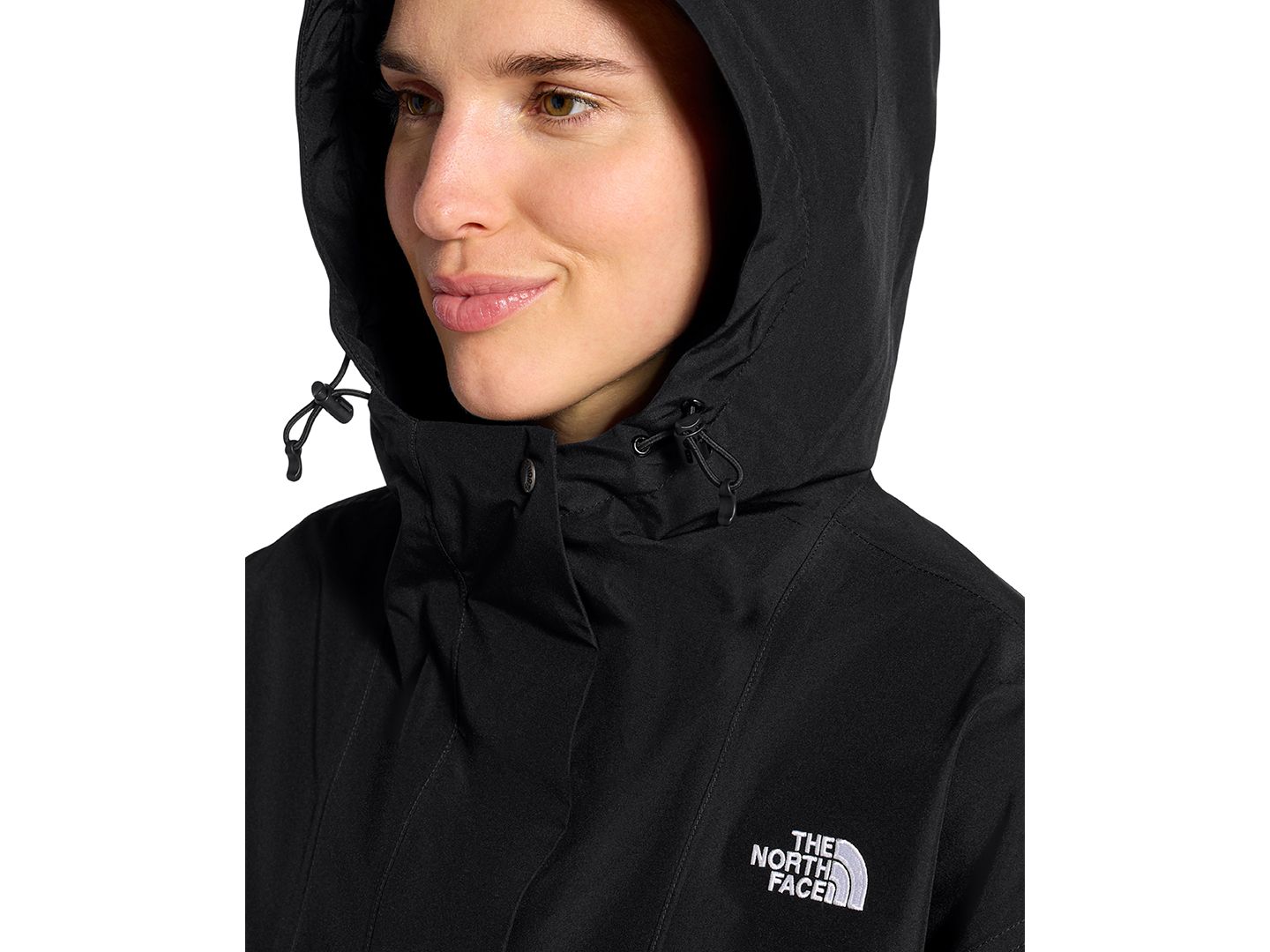 Женская куртка The North Face Reign On 2 Waterproof Rain Jacket, цвет: Чёрный / Сливовый — фото 4