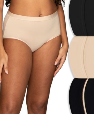 Full-Coverage Ultimate-Stretch Cotton-Lined Panty, 13431, 3-Pack