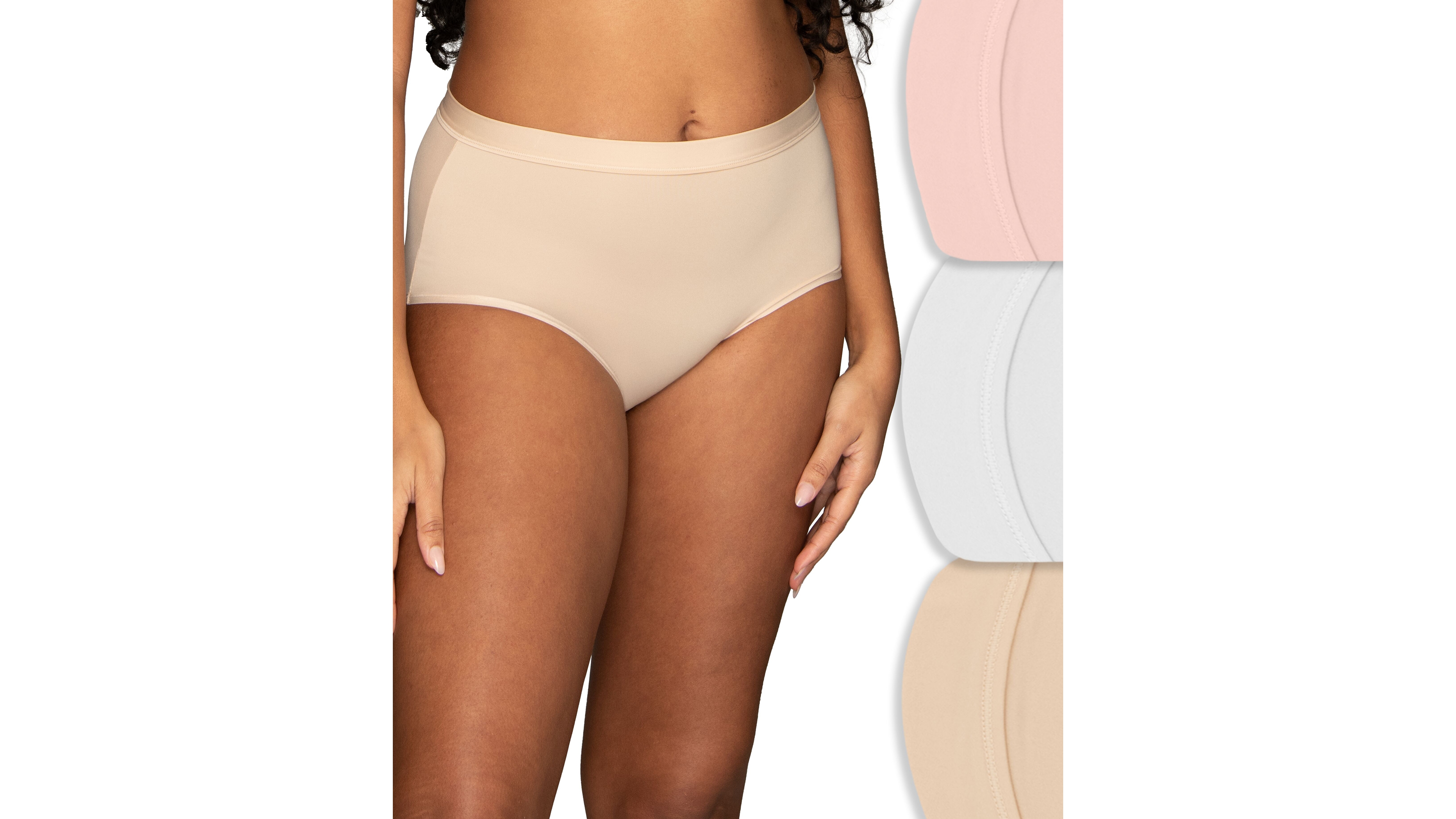 Vanity Fair Lingerie Full-Coverage Ultimate-Stretch Cotton-Lined Panty, 13431, 3-Pack, Created for Macy's
