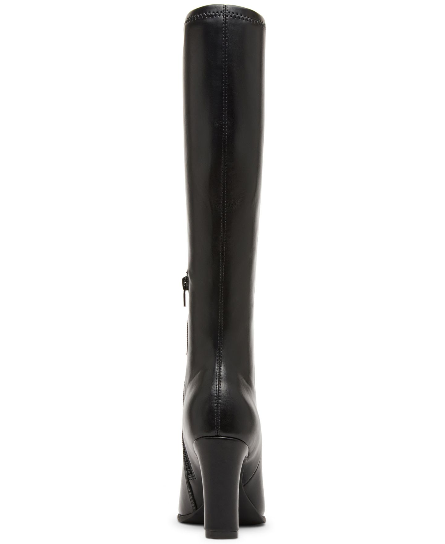 Женские ботинки Madden Girl Honeyy Knee High Dress Boots, Regular & Wide Calf, цвет: Чёрный гладкий — фото 3