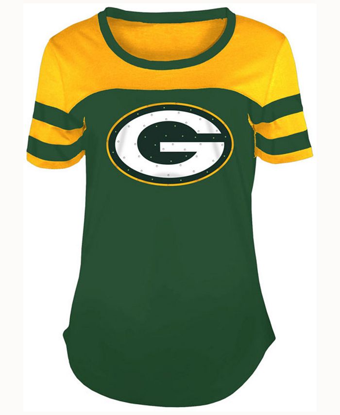 Green bay packers rhinestone shirt on sale