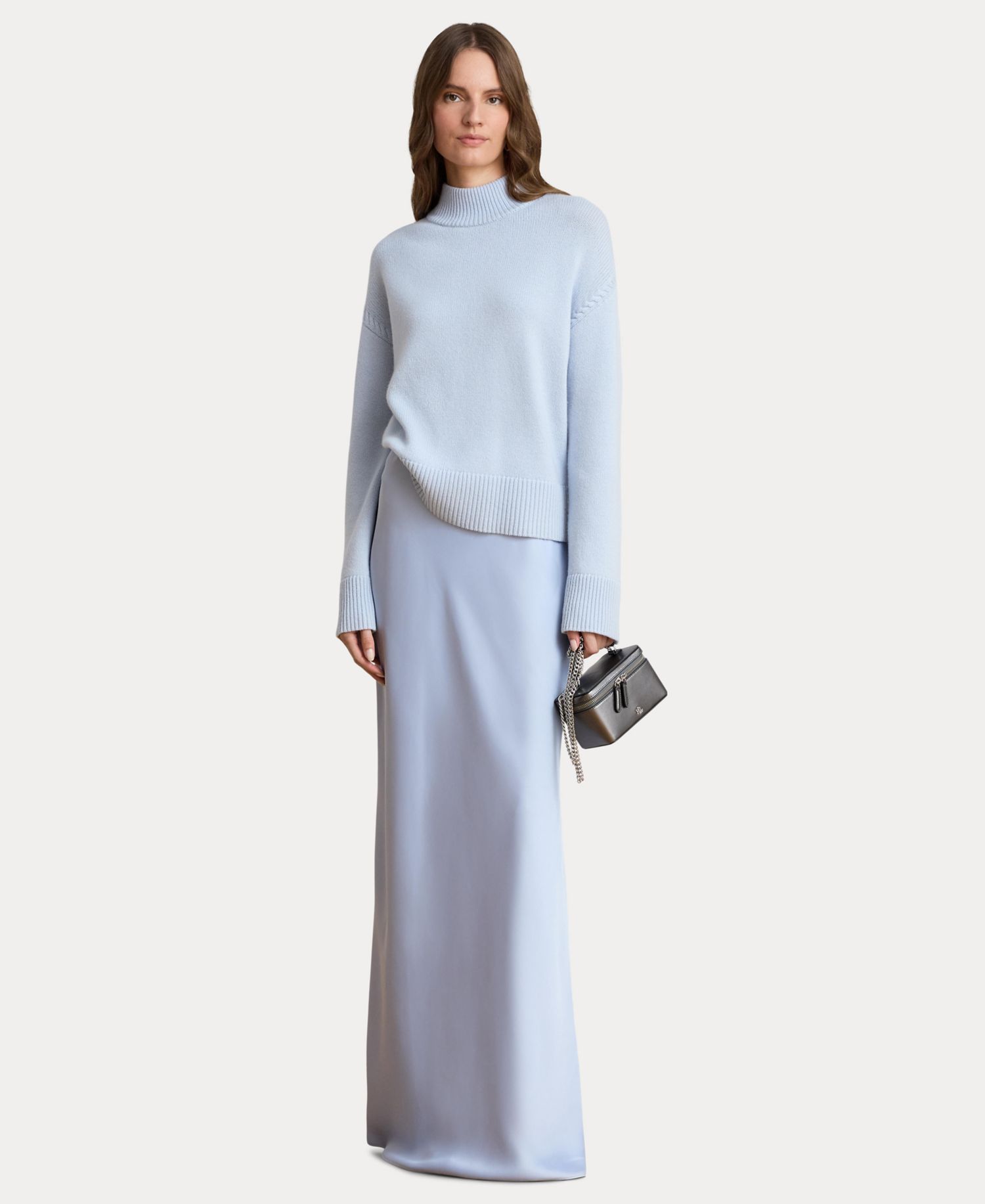 Women's Satin Charmeuse Maxi Skirt