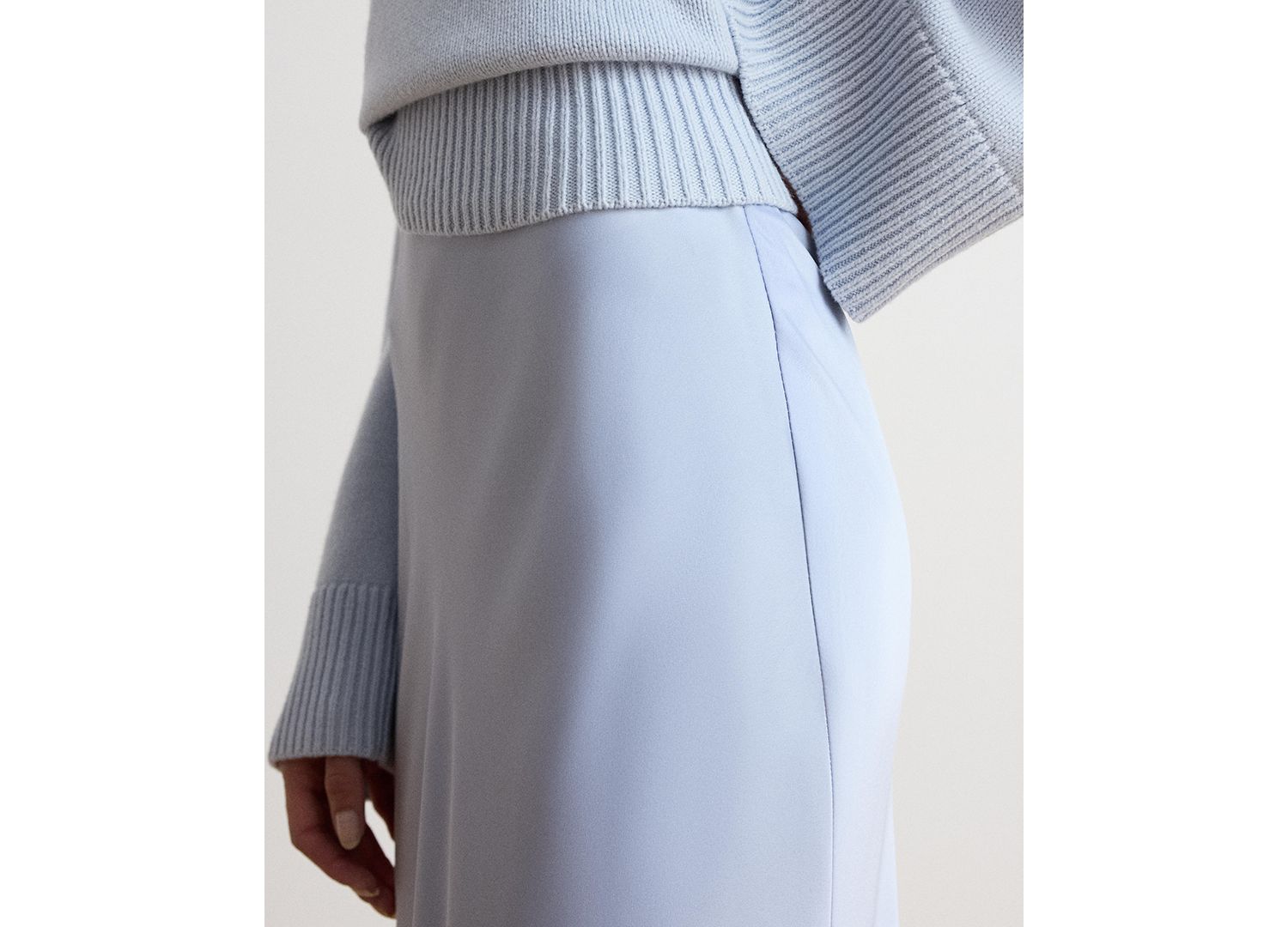 Women's Satin Charmeuse Maxi Skirt