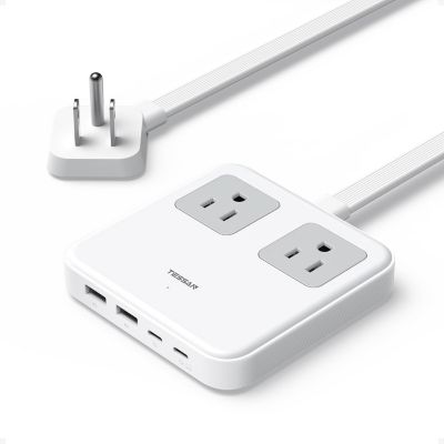 European Travel Plug Adapter, Europe Power Adaptor with 2 USB Ports, International Type C Outlet Charger